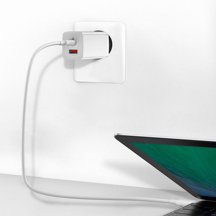 Immagine prodotto Baseus Caricabatterie rapido GaN2 LiteC+U 65W EU Bianco (65 W)