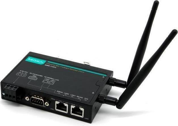 Image du produit Moxa AWK-1137C-US-T - Client sans fil 802.11abgn, bande US, -40 à 75C température de fonctionnement