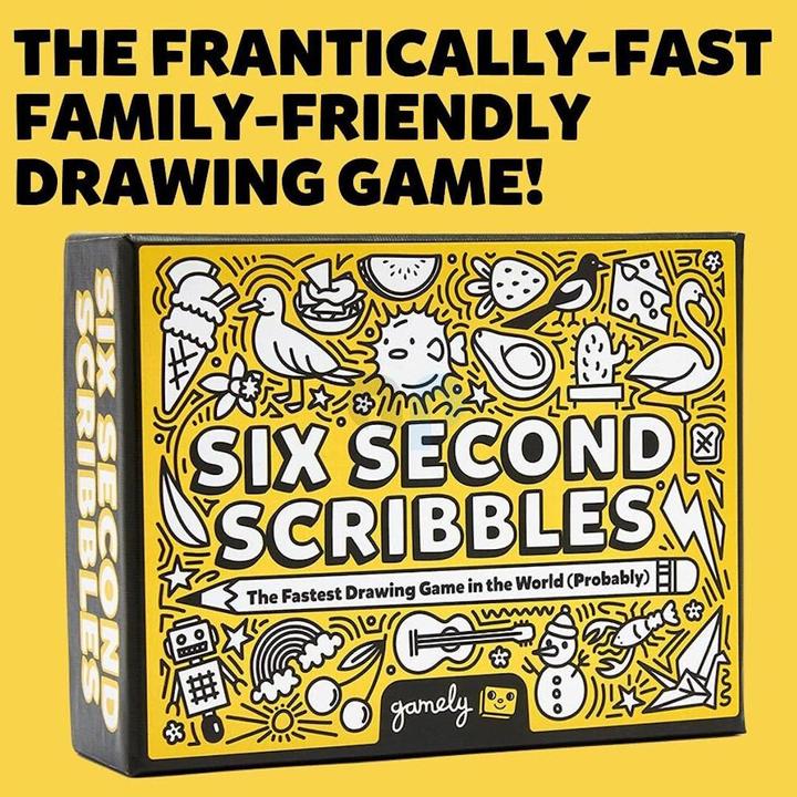 Image du produit Gamely SIX SECOND SCRIBBLES - Le jeu de dessin le plus rapide du monde (Probablay) (Anglais)