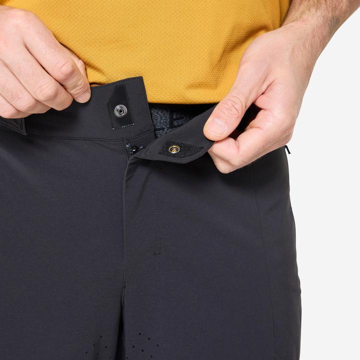 Image du produit Rockrider Velohose kurz atmungsaktiv Unisex schwarz (3XL)