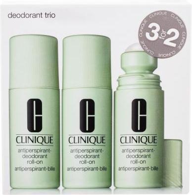 Immagine prodotto Clinique Trio di deodoranti antitraspiranti (Roll-on, 225 ml)