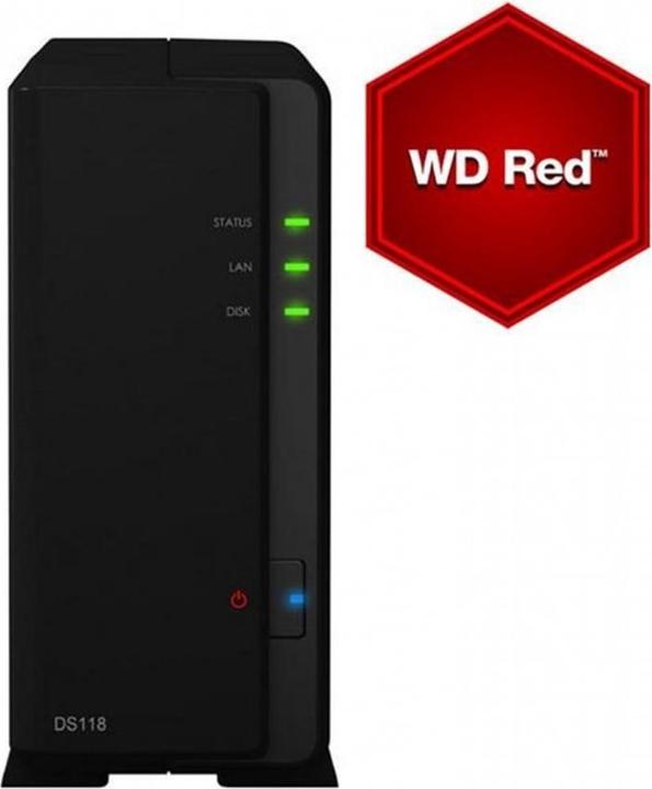 Produktbild Synology Ds118 (1 x 3 TB, WD Red Plus)