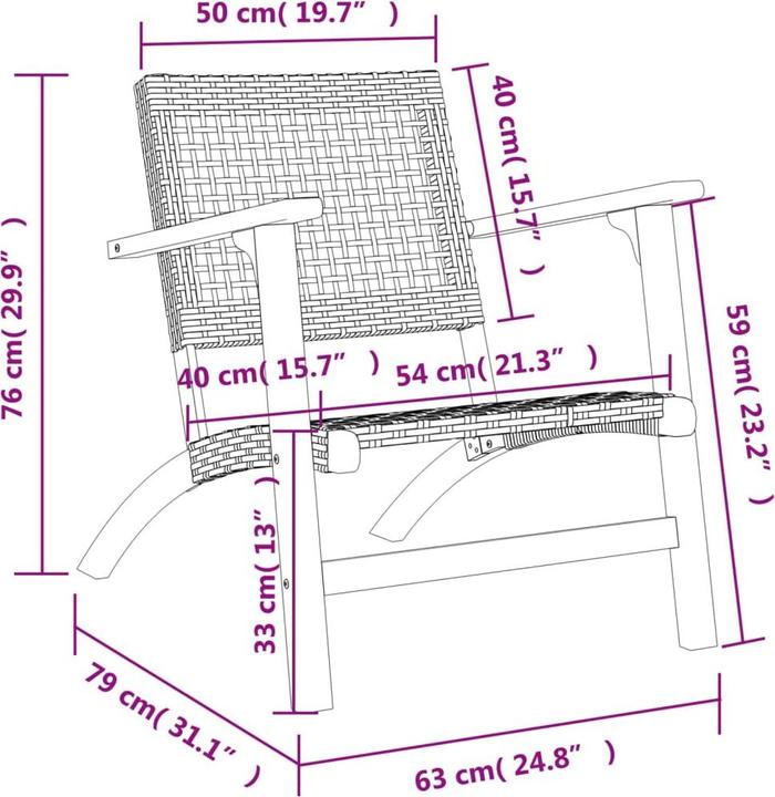 Image du produit VidaXL Jevdokija (63 cm)