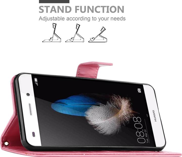 Productafbeelding Cadorabo Bloemen Boekomslag (Huawei P8 Lite)