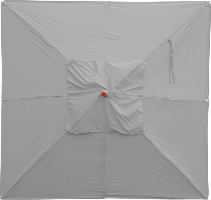 Immagine prodotto Swisshandel24 Ombrellone in legno per gastronomia, ombrellone da giardino, poliestere/legno 14kg, quadrato 3x3m a (3 m)