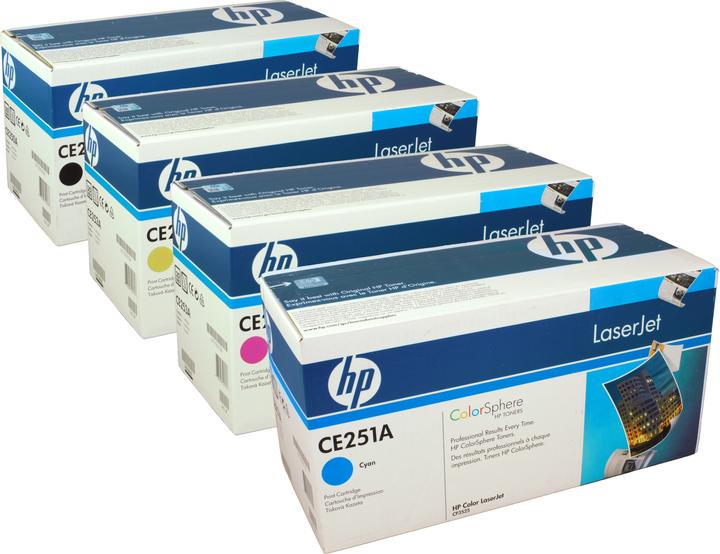 Produktbild HP 4 Toner CE250X-CE253A 504X 504A Multipack BK C M Y 4-farbig (M, C, BK, Y)