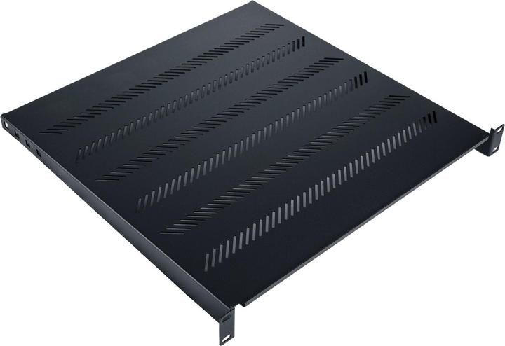 Actual product image Digitus ASSMANN Shelf 19"1U 450mm with support, black