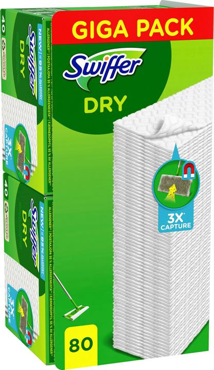 Swiffer Lingettes sèches (80 pcs)