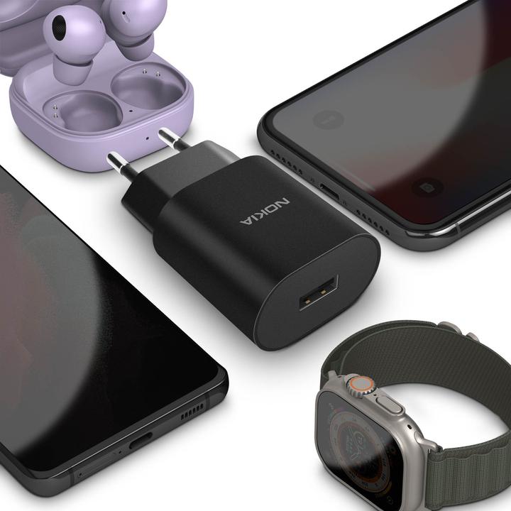Actual product image Nokia CH-51E Mains adapter with USB connection (5 W)