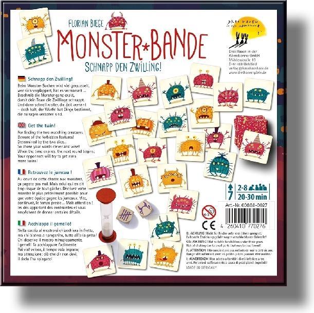 Produktbild Drei Hasen in der Abendsonne Monster-Bande (Florian Biege, Deutsch, Französisch, Italienisch, Englisch)