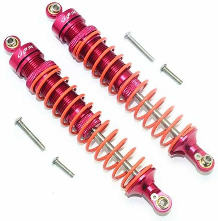 Image du produit GPM Amortisseur arrière aluminium heavy-duty 115mm rouge ARRMA Granite, Big Rock, Senton