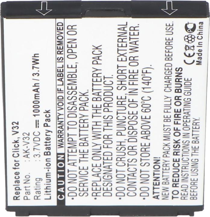 Produktbild AccuCell Akku AK-V32 für EMPORIA V32C, V32-001, V32, CLICK V32C