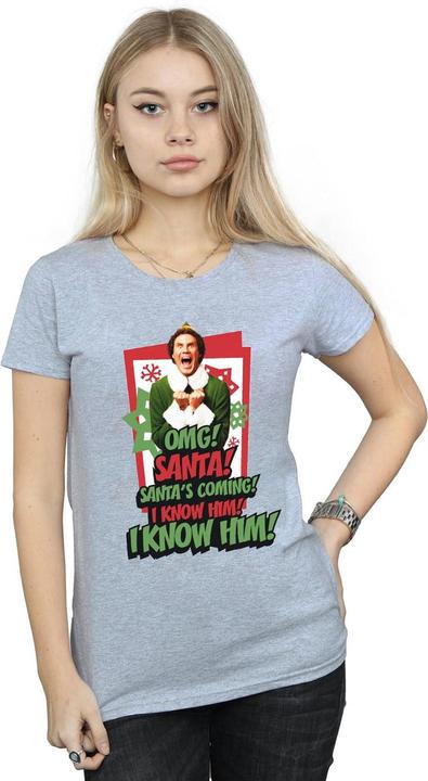 Image du produit Elf - T-shirt OMG SANTA - Femme (XXL)
