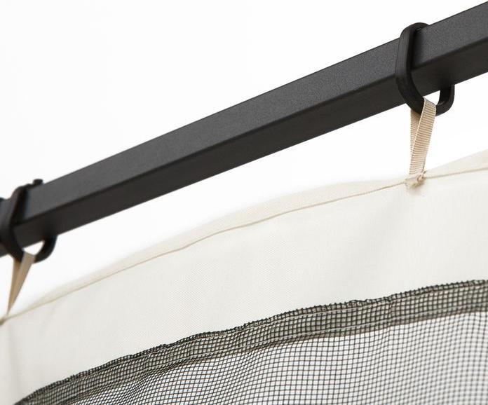 Immagine prodotto Swisshandel24 Moskitonetz für 3x4 Pavillon 4 Seitenteile Fliegennetz mit Haken Reissverschluss Mückennetz Insekten (400 cm, 352 cm)