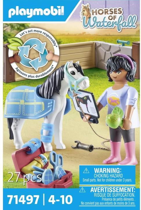 Image du produit Playmobil Thérapeute équin (71497, Playmobil Chevaux de la cascade)