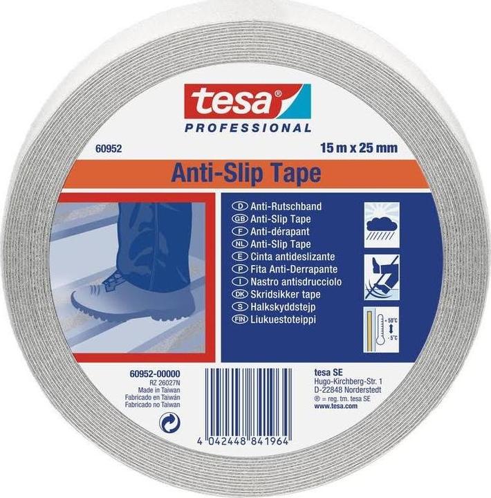 Immagine prodotto tesa Anti-Rutsch Klebenband,15 x 25mm,schwarz (25 mm)