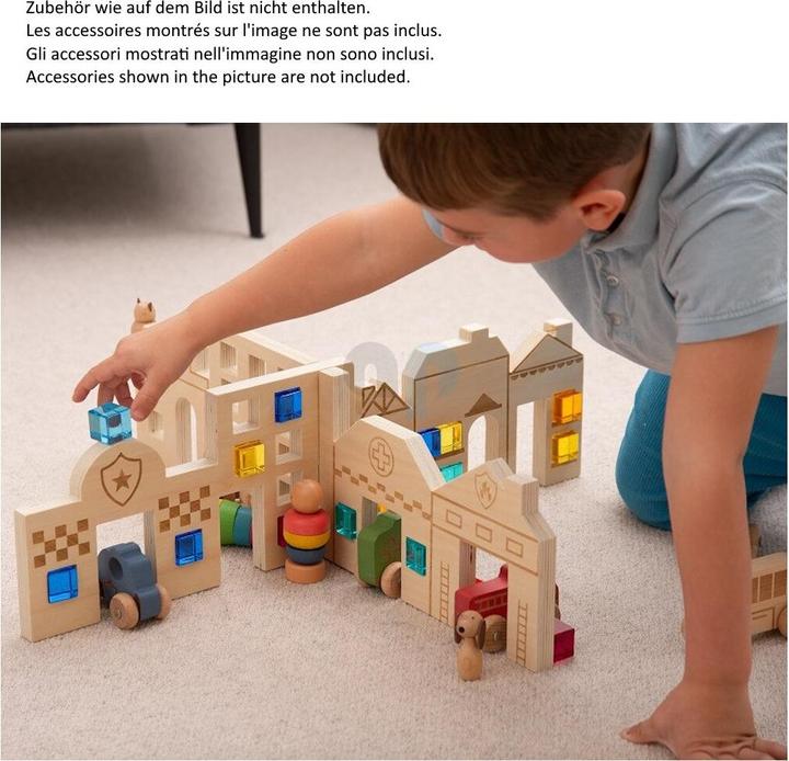 Immagine prodotto TickiT 50 cubi acrilici colorati e trasparenti