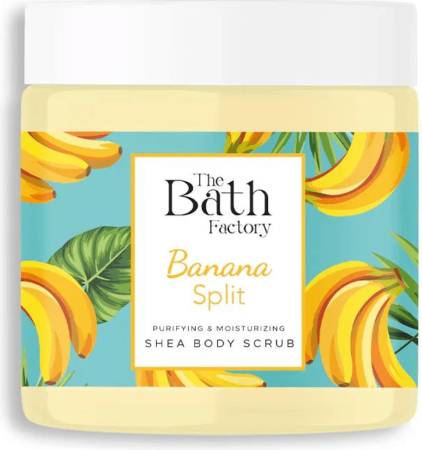 Produktbild The Bath Factory Banana Split Shea Körperpeeling 300g