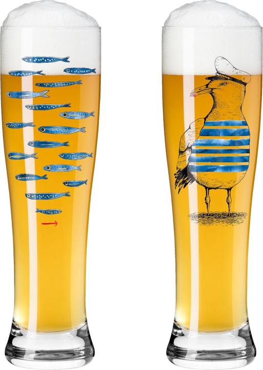 Produktbild Ritzenhoff 2-er-Set Weizenbierglas Brauchzeit (0.65 l, 2 x)