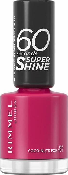 Rimmel London Rimmel - 60 Seconds Super Shine - Nail polish 8 ml 152 Coco-Nuts For You (152 Coco-Nuts For You, Farblack)