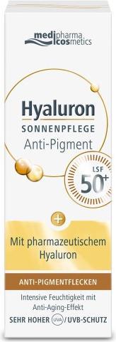 Actual product image Dr. Theiss Hyaluron Sunp. Face Anti-Pig.&Anti-Age SPF50, 50 ml CRE (Sun cream face, SPF 50+, 50 ml)