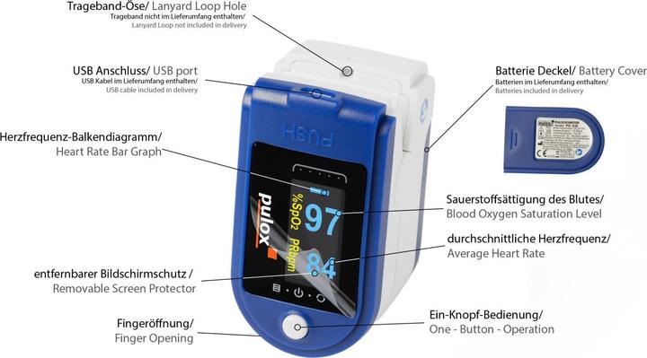 Produktbild Pulox Pulsoximeter PO-250