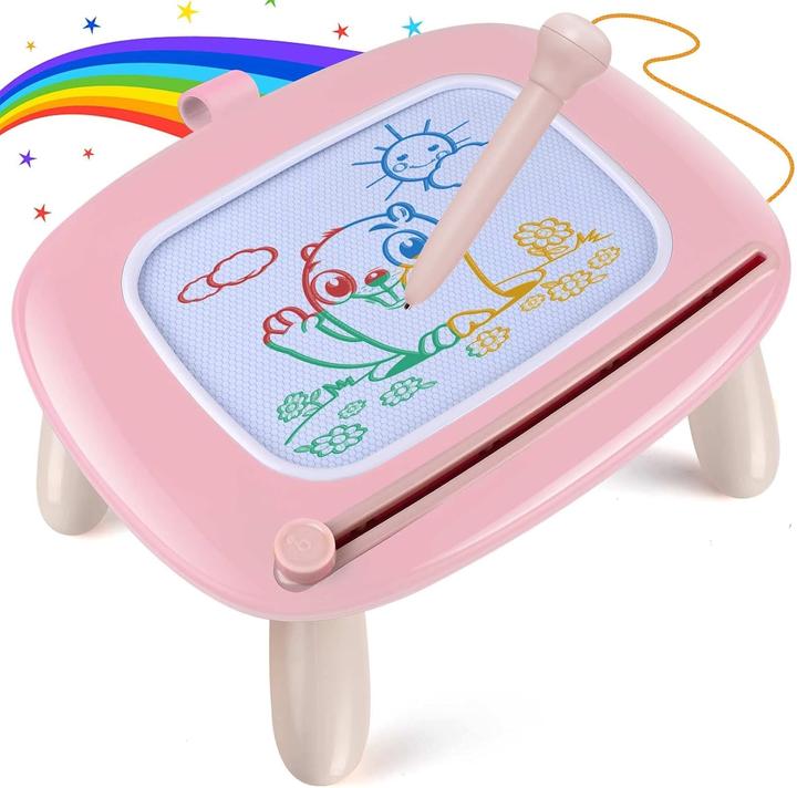 Actual product image Activity Board Magnetic Painting Board Magic Board for Kids, Colourful Erasable Magnetic Board Drawing Board with