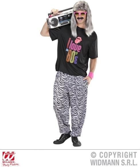 Actual product image Widmann Zebra Pants 80s (XL)