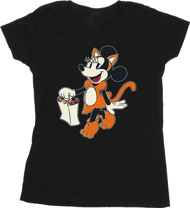 Immagine prodotto Mickey Mouse Cat Trick Or Treat Maglietta Topolina Donna (S)