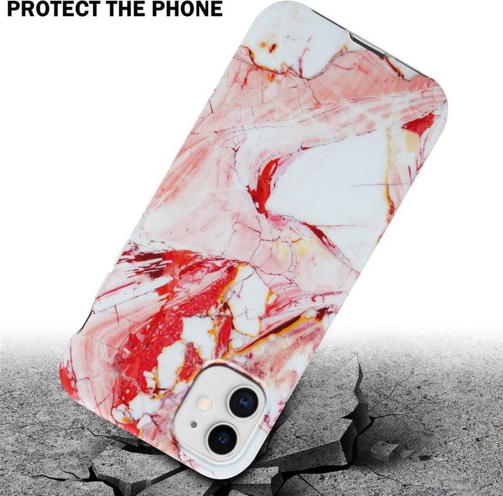 Image du produit Cadorabo Couverture IMD TPU Marbre coloré (Apple iPhone 11)