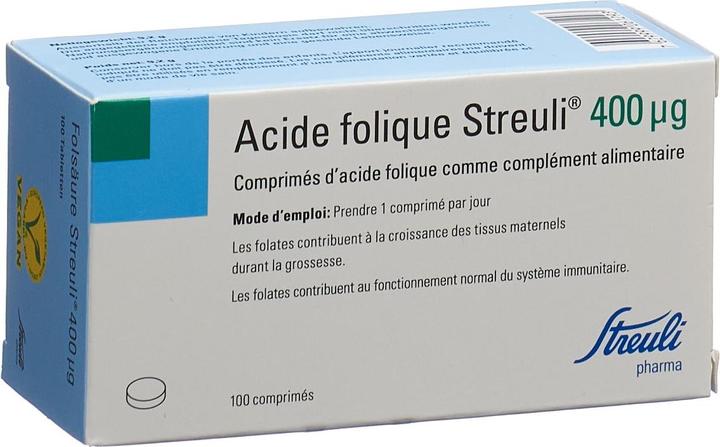 Produktbild Streuli Pharma Folsäure (1 Stück, Tabletten, 30 g)