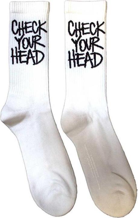 Actual product image Beastie Boys Unisex Adult Check Your Head Terrycloth Socks (40.5 - 45.5)