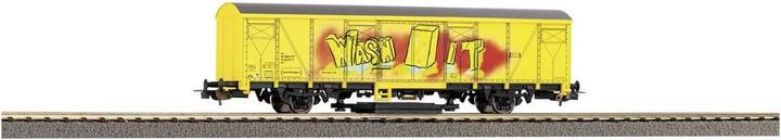 Immagine prodotto Piko H0 54309 H0 Carro per la pulizia delle rotaie giallo con graffiti FFS (Traccia H0)