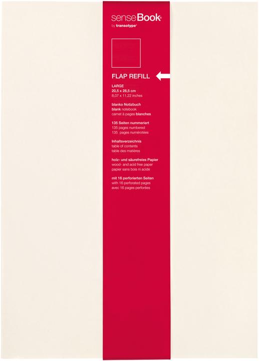 Produktbild Transotype senseBook FLAP REFILL (A4, Kariert)