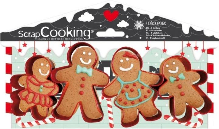 Immagine prodotto ScrapCooking 4 Cookie Cutter - Famiglia di pan di zenzero