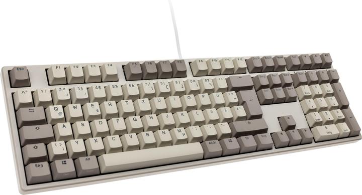 Produktbild Ducky Origin Vintage Gaming Tastatur, Cherry MX-Speed-Silver (DE, Kabelgebunden)
