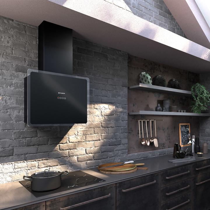 Actual product image Faber Glam Fit 80 BK (Wall hood)