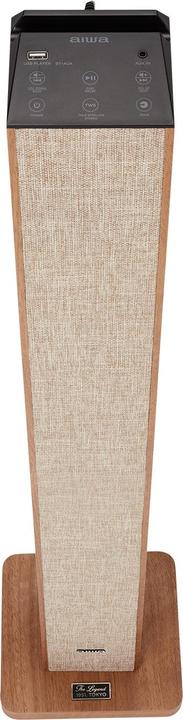 Actual product image Aiwa TSBT-270WD Loudspeaker Wood Wired & Wireless 50 W (1 pcs., 50 W)