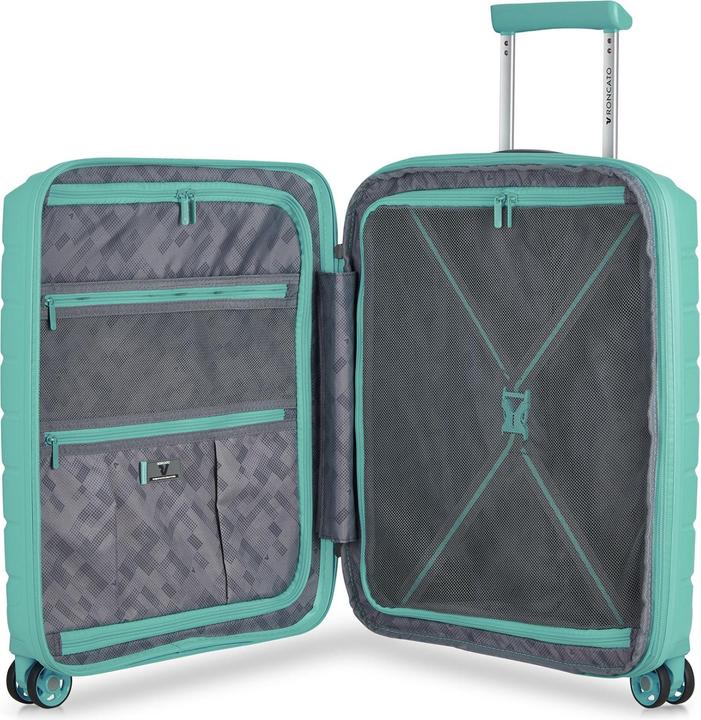Actual product image Roncato B-Flying 4-wheel cabin trolley 55 cm with stretch fold (47 l, Hand luggage (up to 50 litres))