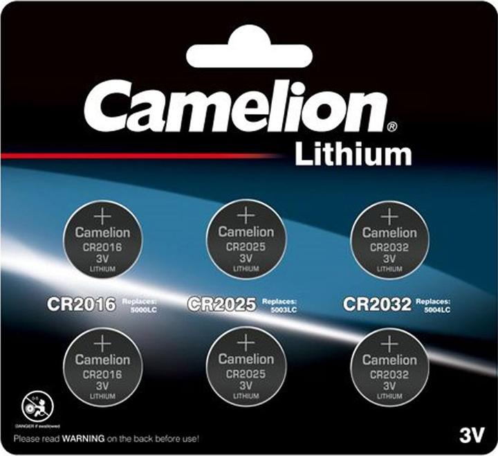 Produktbild Camelion Lithium Mix Set CR2016, CR2025, CR2032 (6 Stk., CR2032, CR2016, CR2025, 210 mAh)