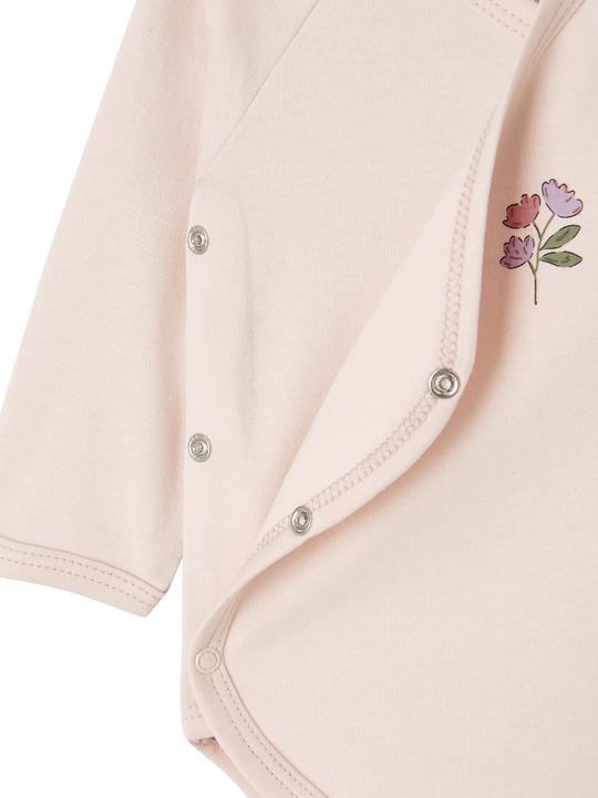 Produktbild Vertbaudet Bio-Kollektion: 3er-Pack Baby Langarmbodys, Blumen (68)