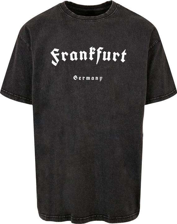 Produktbild Merchcode Frankfurt X Acid Washed Heavy Oversize Tee - 111565 (XL)