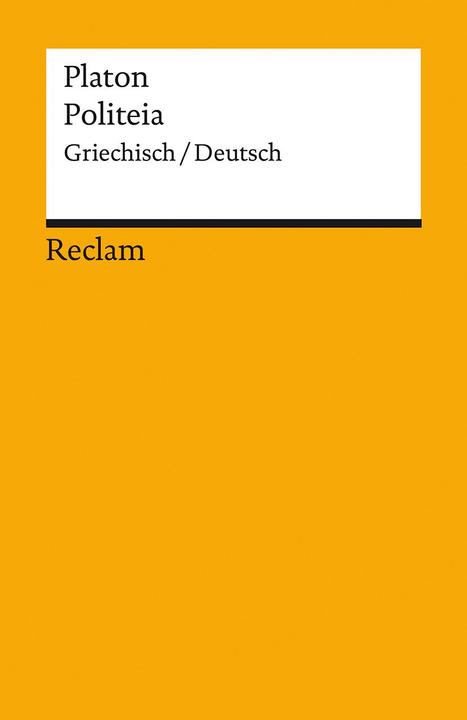Actual product image Politeia / Der Staat (German, Greek, Plato, Gernot Krapinger, 2023)