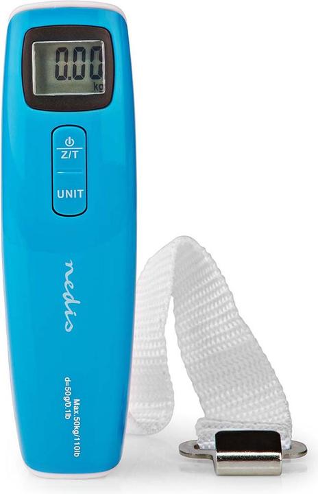 Produktbild Nedis Digital-Gepäck-Waage | 50 kg | Tara Funktion (Kofferwaage)