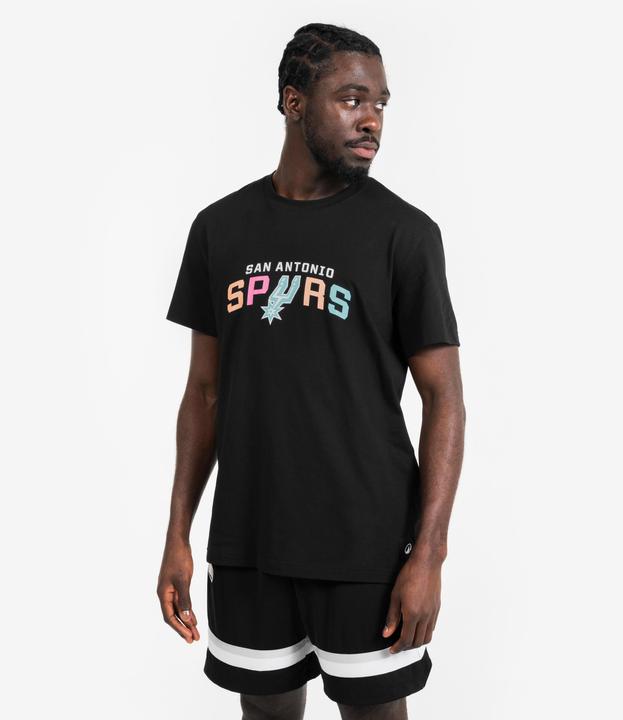 Tarmak Damen/Herren Basketball T-Shirt NBA San Antonio Spurs - TS 900 schwarz (S)