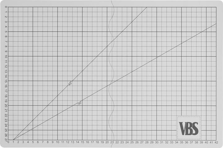 Image du produit VBS Tapis de découpe pliable "Cool Grey", autocicatrisant (29,7 x 42 cm)