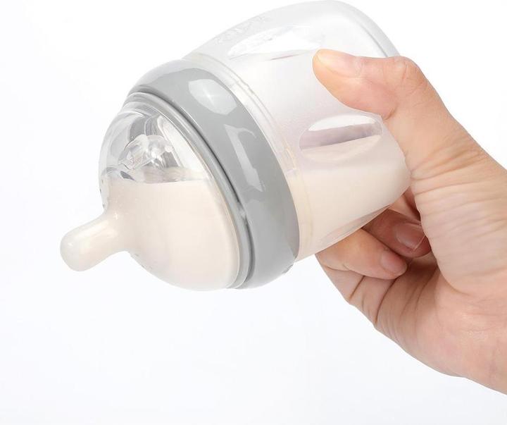 Productafbeelding Haakaa Generation 3 Babyfles 160ml - Grijs