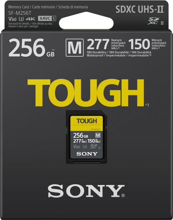 Produktbild Sony SF-M Tough (256 GB, SDXC, U3, UHS-II)