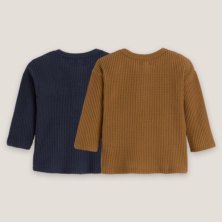 Actual product image La Redoute Collections 2-pack shirts with long sleeves (86)