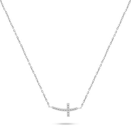 Immagine prodotto Brilio Argento - Collana in argento Croce con zirconi NCL57W